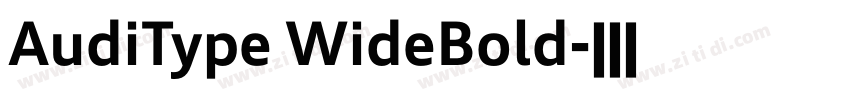 AudiType WideBold字体转换 AudiType WideBold字体转换